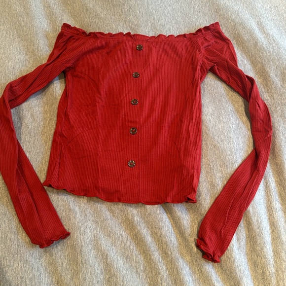 Long sleeve off the shoulder top bundle - Picture 2 of 10